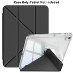 3+Y-fold Flip Clear Cover For iPad 10th 11th Gen 2025 7/8/9 10.2'' Start Case For Air 4 5 6 7 11 For Air 2 9.7 Pro 11 Mini 6 7