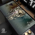 Anime D-Death Note Mouse Pad Large Keyboard Light Yagami Mouse Desk Pad XXL Non-Slip Rubber Gaming Pad Laptop Mouse Carpet XAXC
