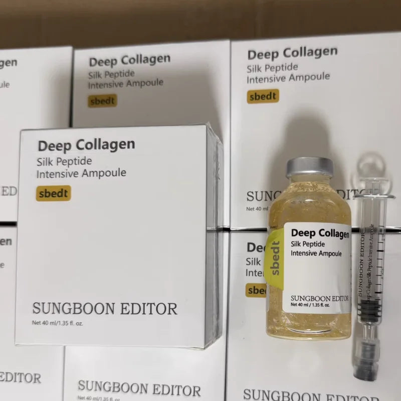 Korean Silk Collagen Peptide Ampoule Serum and Retinol Capsule Cream Set