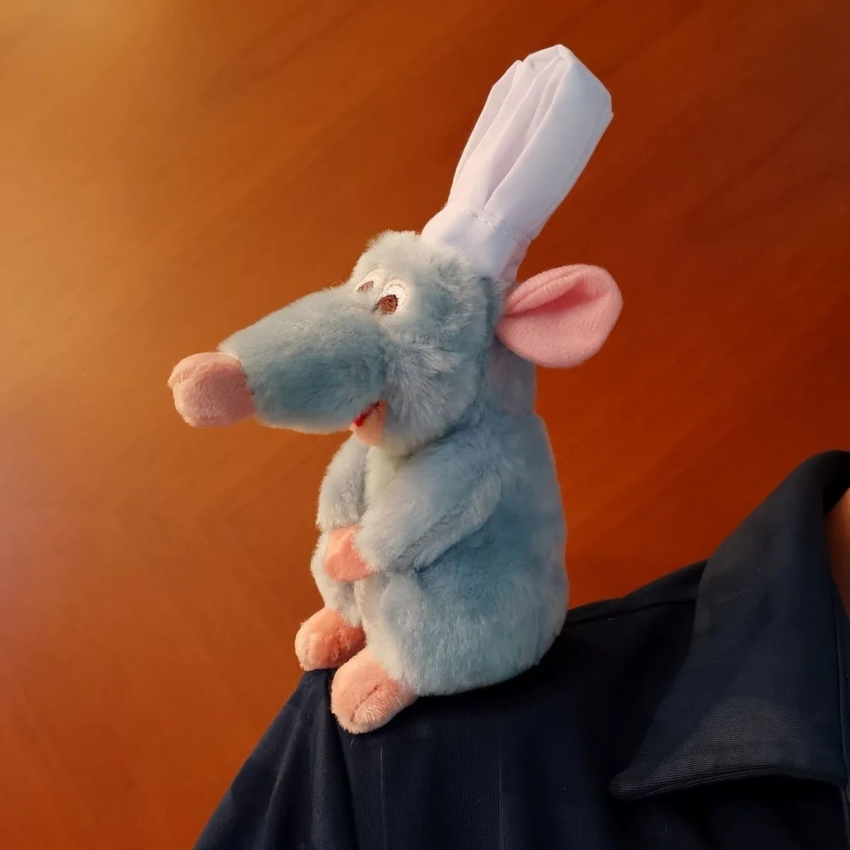 Anime Ratatouille Chef Remy Magnetic Plush Toy Room Decora Doll Kid Shoulder Plush Doll Decoration Headband Toys Birthday Gifts