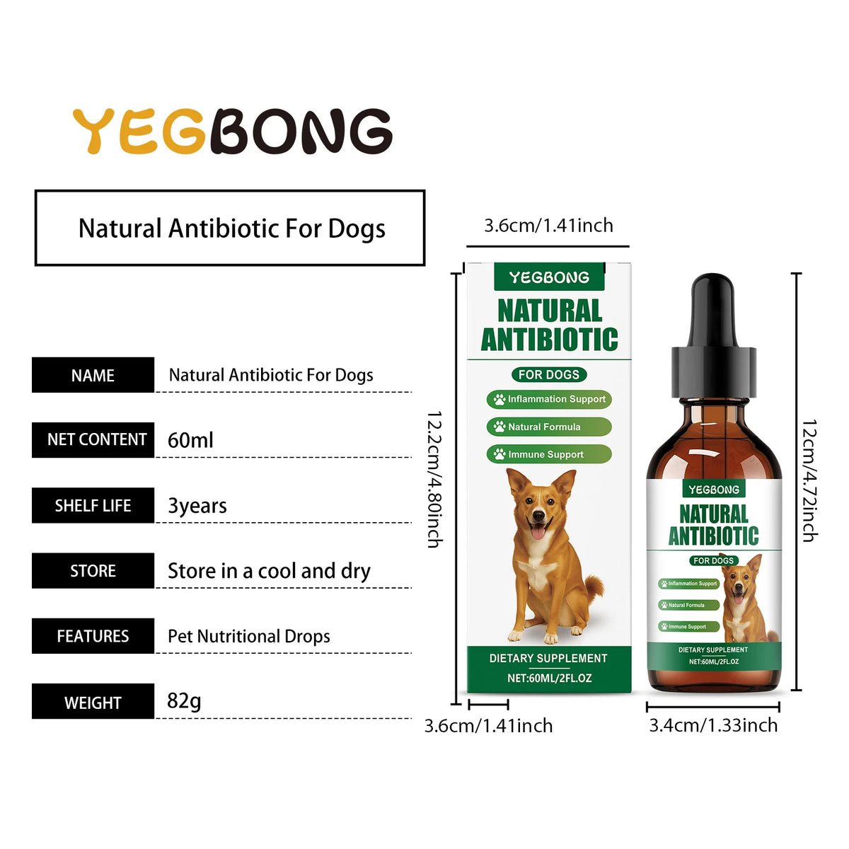 Dog Multivitamin Supplement - Gentle Formula for Relieving Skin Discomfort and Daily Nutritional Support with Essential Vitamins