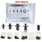 Auto Fastener Clip Mixed Car Body Push Retainer Pin Rivet Bumper Door Trim Panel Fastener Kit Car Clip 100/50 Box /Bag packaging
