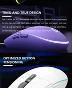 g102 Logitech G102/g203/g402 Logitech G102 Wired Gaming Mouse, Adjustable 200-8000 DPI, Comfort Grip, RGB Backlit for PC Laptops