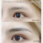Real Eyebrow Texture Protein Fiber Cloned Eyebrows - Semi-Permanent PMU Microblading Eyebrow Pigment, Permanent Makeup Artists