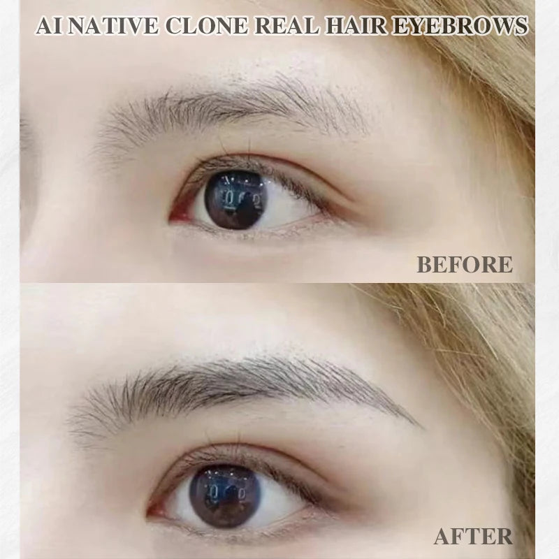 Real Eyebrow Texture Protein Fiber Cloned Eyebrows - Semi-Permanent PMU Microblading Eyebrow Pigment, Permanent Makeup Artists