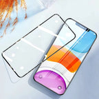 1-4Pcs 9H Screen Protector For iPhone 15 16 17 Pro Max 18 11 14 12 13 Mini X XS XR Protective Glass For iPhone 7 8 Plus SE Film