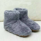 Gift Comfortable Washable USB Charging Electric Heated Shoes Warm Foot Winter Warming Slipper Foot Warmer Shoes