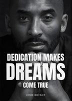 Kobe Bryant Inspirational Quote Poster Black White Canvas Print Wall Art for Home Decor Boys Bedrooms Basketball Legend