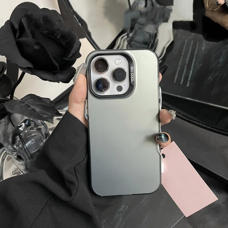 Movie S-Scarfaces Tony M-Montana Phone Case For iPhone 16,15,14,13,12,11,Mini,Pro,SE,MAX Gray Matte Silicone Black Cover