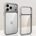 Smart Camera Touch Button Crystal Clear Blackplate Phone Case For iPhone 18 17 Pro Max 18Pro Soft Silicone Edge Shockproof Cover