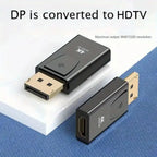 4K 30Hz/60Hz DP DisplayPort to HDMI-compatible Adapter Converter Display Port DP to HDTV Adapter Video Audio Laptop PC Laptop