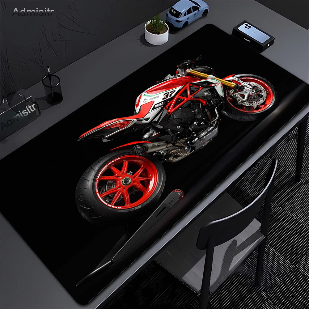 Japan Sports Car Large Black Mousepad Office Gamer Keyboard Desk Mat  Natural Rubber Mousepad Speed Desk Mat Anime Lock edge pad