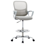 JHK Ergonomic Mesh Backrest Office Desk Chair Adjustable Height Computer Rolling Work Swivel Gaming Chairs With Wheels For Home