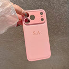 Personalized Luxury Customized Name 3D DIY Hot Engrave Faux Leather Phone Case For IPhone18 17 16 15 14 13 Pro Max Plus Air
