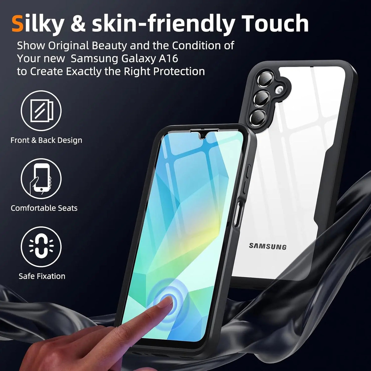 Full Body Protection Case for Samsung Galaxy A57 A37 A27 A17 5G A56 A36 A26 A16 5G A55 A35 A25 Protective Cover Funda Coque Capa