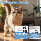 200g Taurine Powder for Cats – Essential Amino Acid Supplement for Heart Health & Function, Supports Cardiac Muscle Health Care