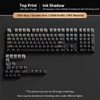 2026 Original Daylight Keycaps PTB Translucent, Side-engraved Oem 135 Keys, Customized To Fit 60/84/98/108 Mechanical Keyboards.