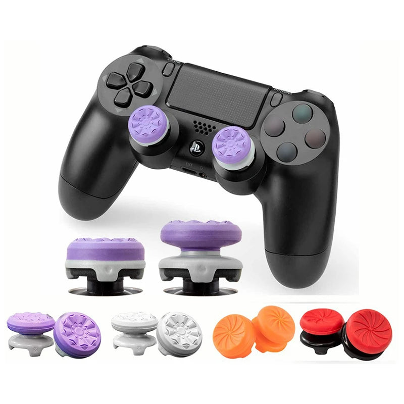 Silicone Thumb Grip Cover Rocker Stick Extenders Caps Game Joystick Controller Accessories Thumbstick Grip Caps For PS4 PS5 Xbox