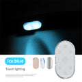 1 PC Multi Color Car Light Wireless LED Touch Light Roof Light Sensor Read Lamp Mini USB Charging Light Car Interior Accessories
