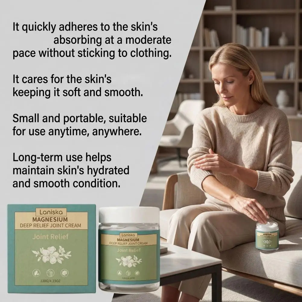 2026 Total Relief Soothing Magnesium Cream for Muscle Comfort Brightening  Soothing Nerve For Daily Skin Hydration Moisturizing