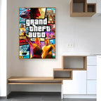 Hot Game G-Gta 6 Poster Paper Print Home Living Room Bedroom Entrance Bar Cafe Art Painting Decoration