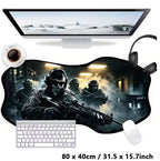 Extremely Gaming Mouse Pad Laptop Pad Oversized Office Desk Mat Dark Wind Non-Slip Lock Edge Thickened Soft Mats