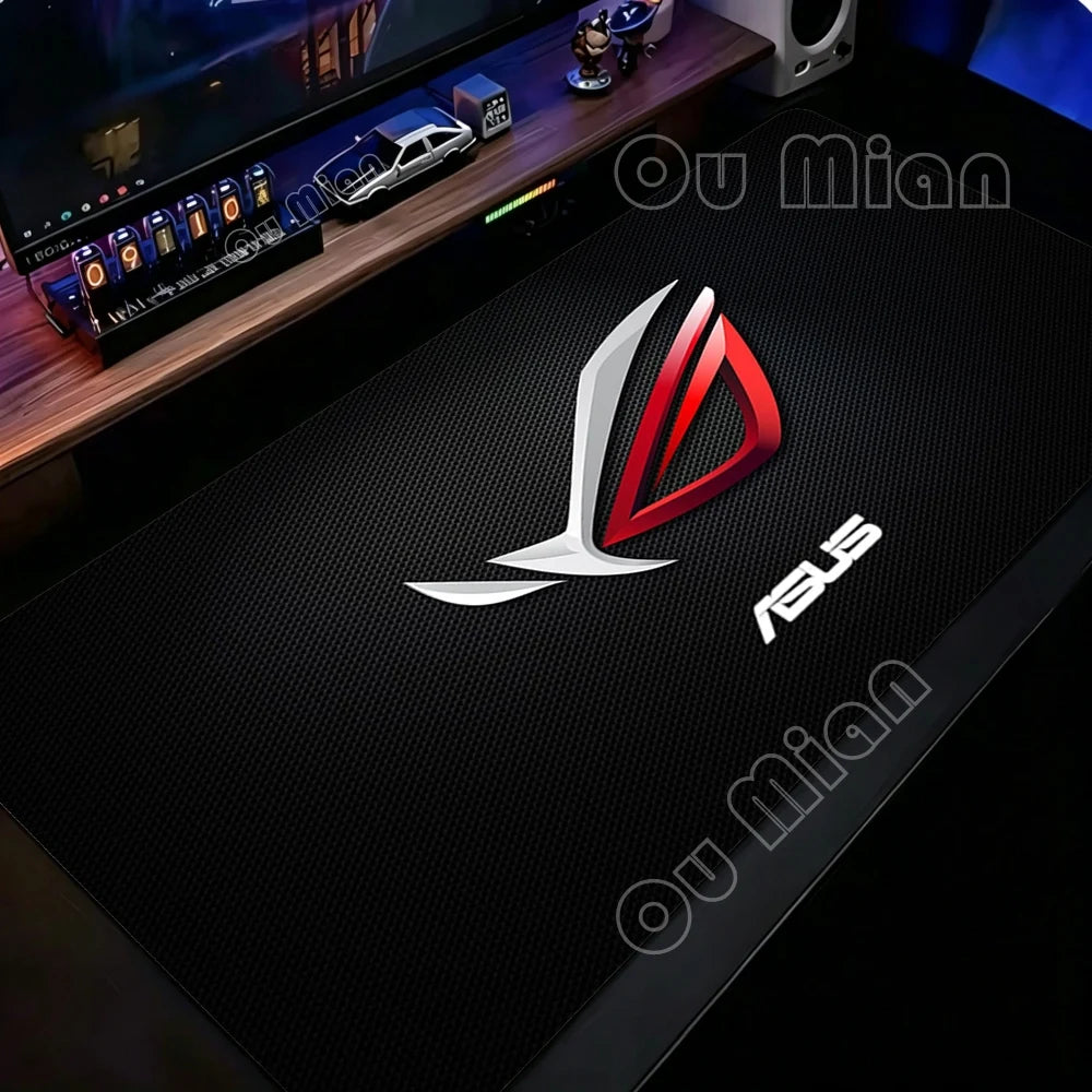 ROG Republic of Mouse Mat ASUS Gamers Large Mouse Pad Rubber Non-Slip Big Carpet Pc Computer Keyboard Accessories Big Desk Mat