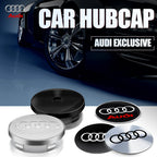 56/60/65MM Car Wheel Hub Caps Auto Emblem Tyre Center Covers Accessories For Audi A1 A2 A3 A4 A5 A6 A7 A8 Quyttro Sline RS Q2 Q3