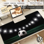 Soccer Football Large Gaming Mouse Pad HYBXAXC Mousepad Gamer Laptop Mouse Mat Office Mausepad XXL Carpet Keyboard Mat Desk Pad