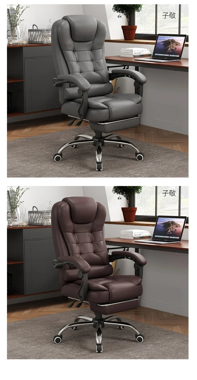 Multi-functional Computer chair Household comfortable boss chair Lifting swivel chair Recumbent back office chair