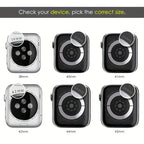 Tempered Glass+cover For Apple Watch Case Accessories 45mm 41mm 44mm 40mm 42mm Screen Protector Apple watch serie 9 4 5 6 SE 7 8