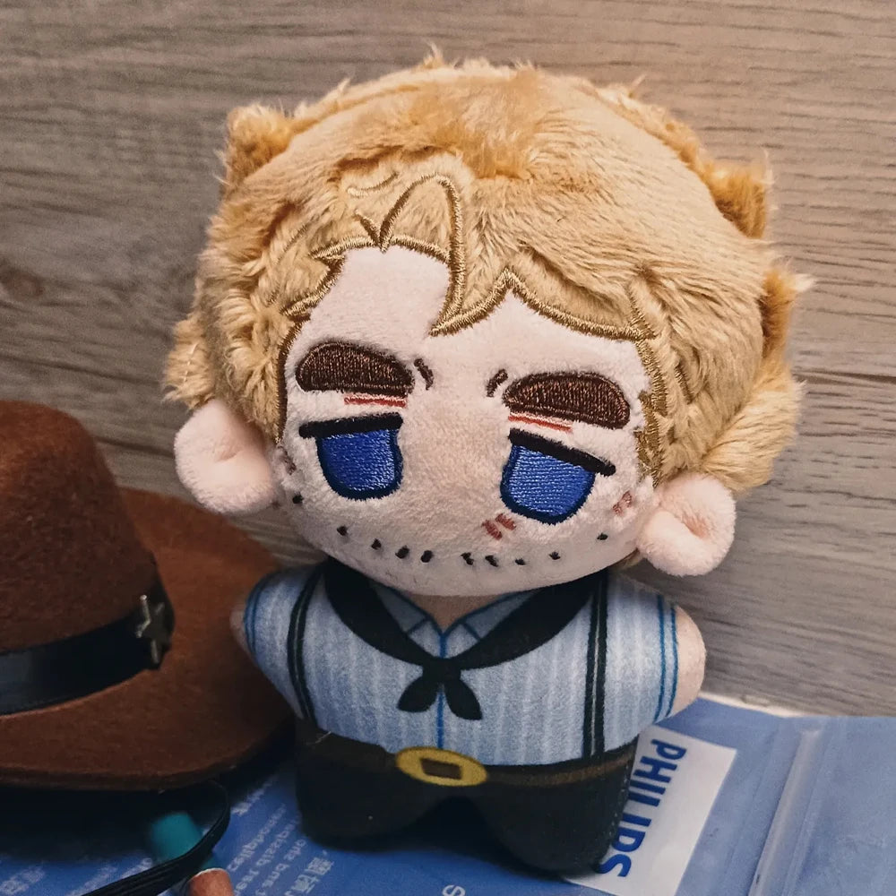 Game Red Dead Redemption 2 Arthur Morgan Cosplay Doll Cotton Doll Keychain Plush Stuffed Backpack Decoration Halloween Prop
