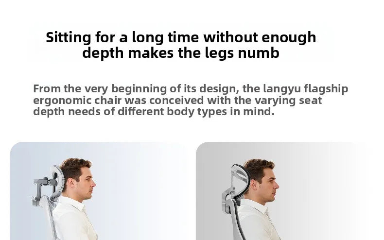 Stable Durable Ergonomic chair, computer chair, office chair, reclining dual-purpose office rotating chair, e-sports chair