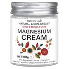 Magnesium Joint & Muscle Care Cream: Natural, Non-Greasy, Nourishes/Moisturizes, Daily Use Boosts Elastic Skin