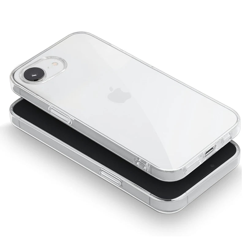 17E Ultra Thin Crystal Soft Case For iPhone 17 Air 17E 16 16e 15 14 Plus 13 12 Mini 11 Pro Max Clear Silicone Back Cover Shell