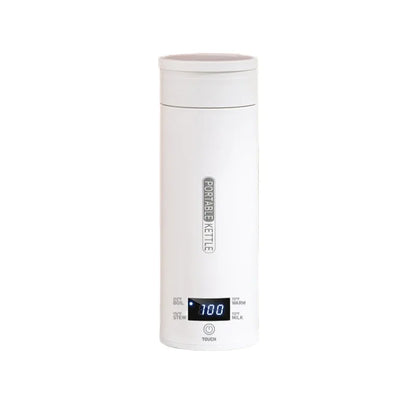 JFBONIN Electric Kettles Portable Tea Coffee Kettle Travel Boil Water Thermal Cup Anti-Scald Water Bottle English Menu