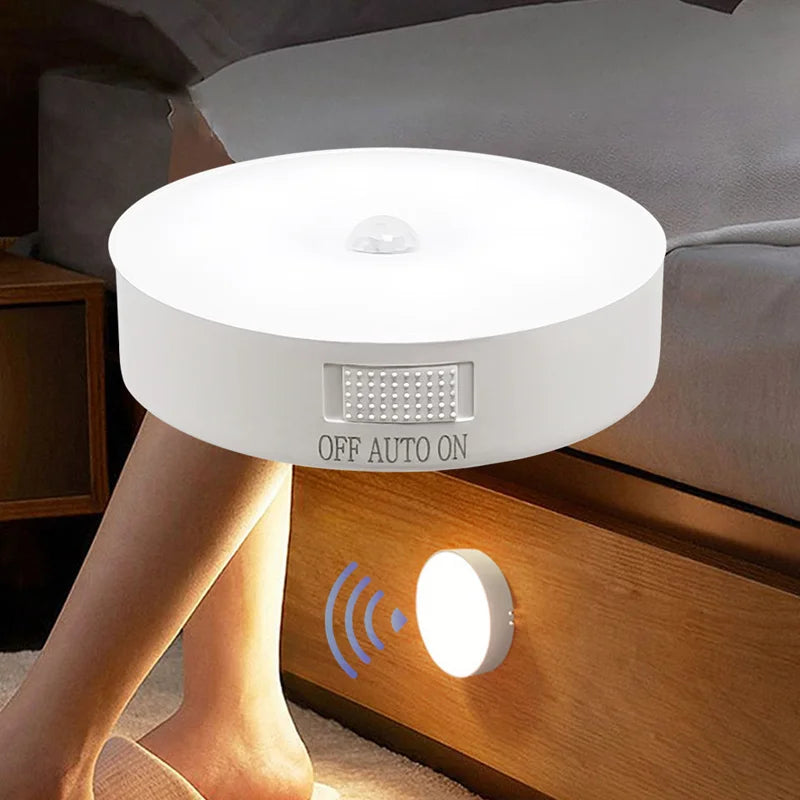 Motion Sensor LED Night Light – USB Rechargeable
