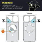 Original Magnetic Clear Case for iPhone 18 17 16 15 14 13 12 11 Pro Max 12 13 mini Funda for Magsafe Silicone Transparent Cover