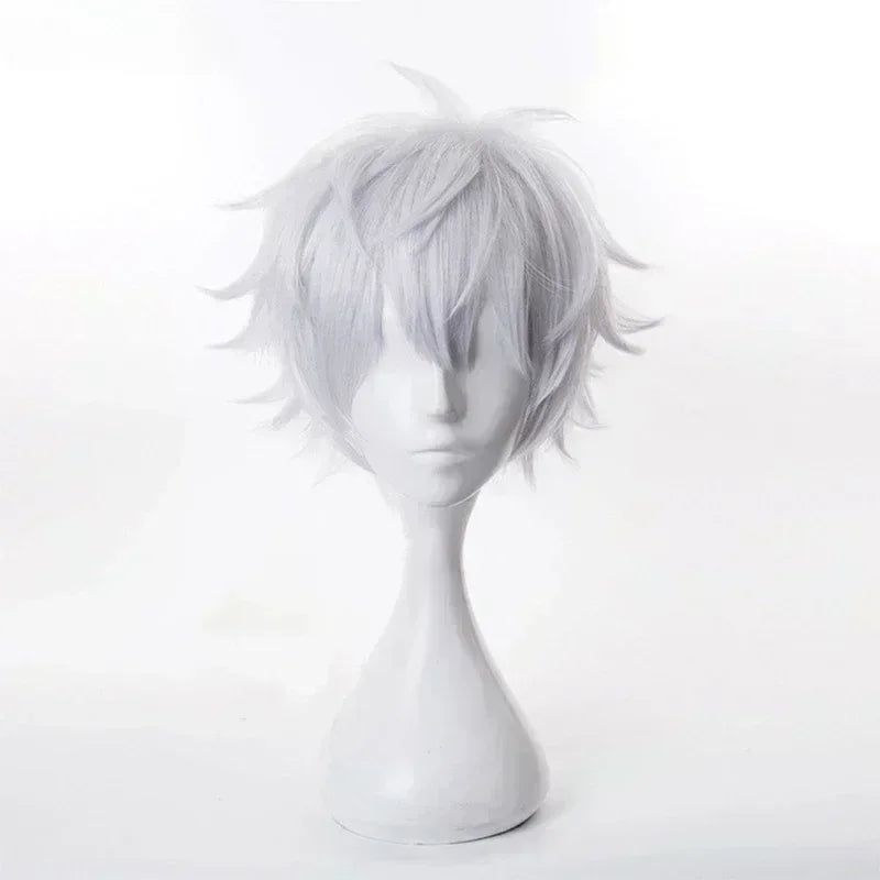 Anime Gojo Satoru Cosplay Uniform Jujutsu Kaisen Gojo Satoru Cosplay Costume High School Uniform Wig Suit Halloween Costumes