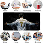 hot team R-rONALDO C Mouse Pad Mousepad Large Gaming Mouse Pad LockEdge Thickened Computer Keyboard Table Desk Mat