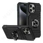 Case For Samsung S24 S23 Ultra Plus FE A14  A15 25 35 55 Magnetic Rotated Ring Kickstand Heavy Duty Drop Protection Wallet Cover