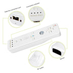 2 in 1 For Nintendo Wii Controller Set Optional Motion Plus Joystick Wireless Remote Gamepad with Silicone Case Video Game