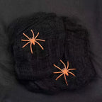 Halloween Decoration Spider Web,Artificial Cobweb,Stretchy Cobweb With Spider,Horror Gothic Haunted House Home Decor