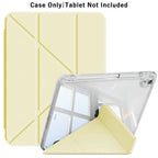 3+Y-fold Flip Clear Cover For iPad 10th 11th Gen 2025 7/8/9 10.2'' Start Case For Air 4 5 6 7 11 For Air 2 9.7 Pro 11 Mini 6 7