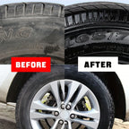 Car Tire Restorer Wax Back to Black Gloss Long-Lasting Coating Plastic Renovator Polish Cleaning Tire Gloss Enhancer Kit