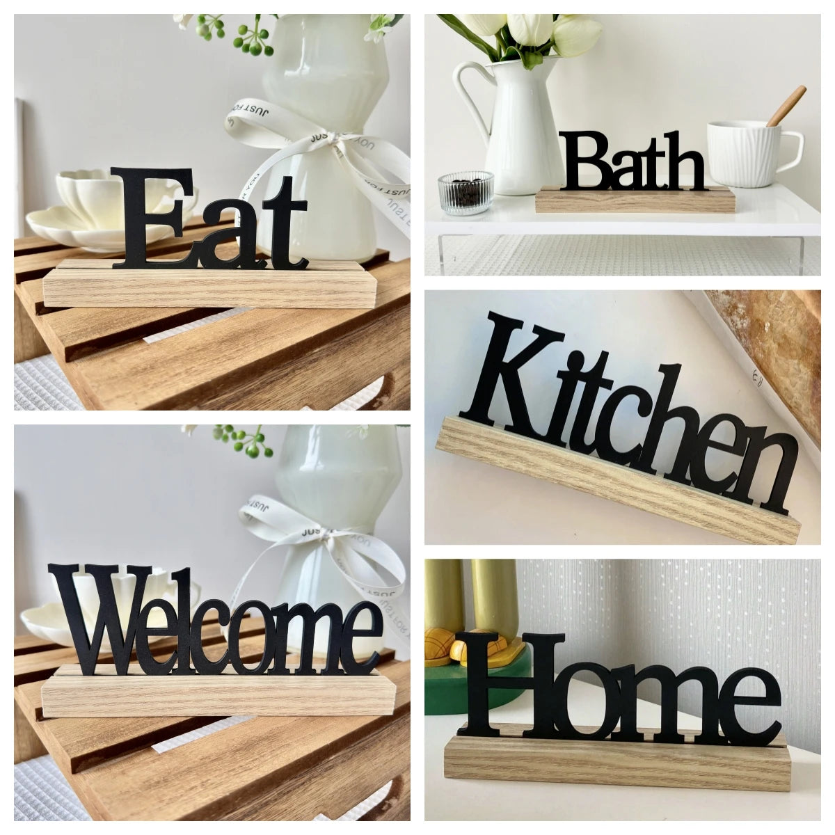 Inspirational Portuguese Wooden Table Sign - Motivational Home & Office Decor, Versatile Centerpiece For Any Room Motivational