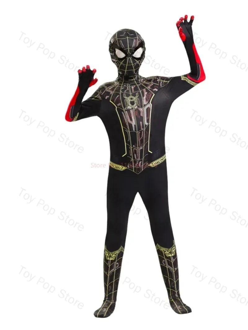 Popular Web Slinger Superhero Zentai Suit Full Coverage Cosplay Bodysuit Halloween Themed Outfit Collectible Attire for Holiday