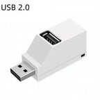 1Pcs USB 3.0 Adapter HUB Mini Splitter Box 1 to 3 Ports High Hi-Speed USB 2.0 Extender  For PC Laptop U Disk Card Reader