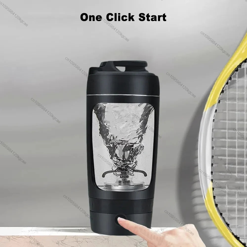 630ml USB Electric Portable Whey Protein Shaker bottle Fully Automatic Stirring Cup Rechargeable Gym Free Cocktail Blend Bottle