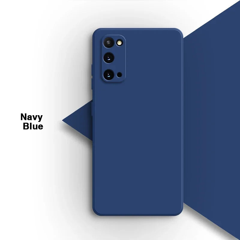 Original Phone Case for Samsung Galaxy S20 Plus Ultra FE S20+ S20Plus S20Ultra S20FE 5G Soft Liquid Silicone Back Cover Carcasas